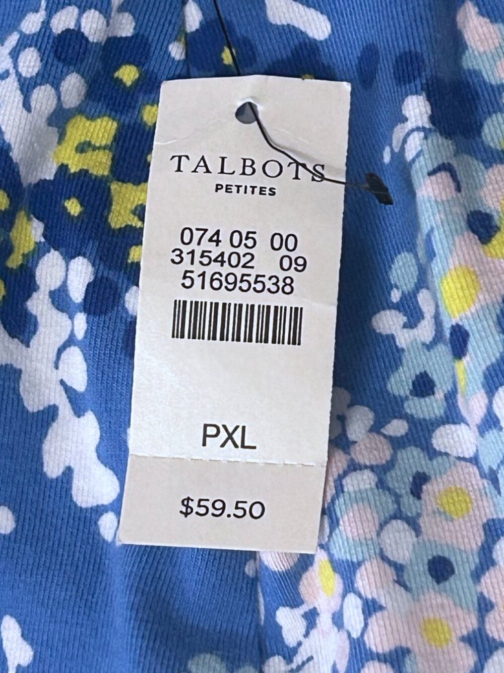 Talbots Floral Fitness Skirt Skort & White ¾ Sleeve Pleated Top 2-Piece Set NWT - Picture 10 of 14